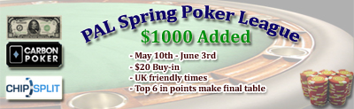 2012 PAL Spring Poker League